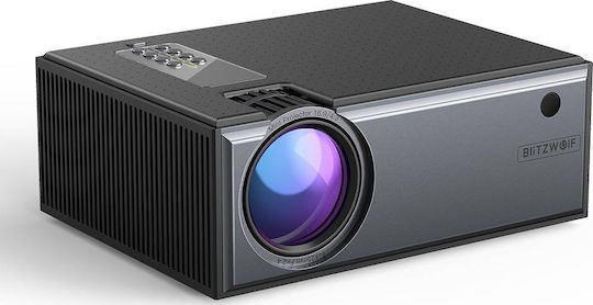 BlitzWolf BW-VP1 Projector LCD HD Standard Lamp with Wi-Fi and Built-in Speakers Black
