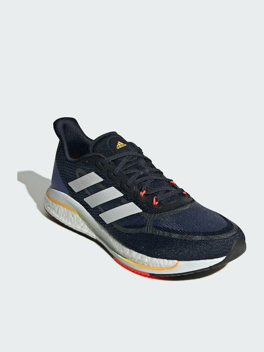 Adidas Supernova Ανδρικά Αθλητικά Παπούτσια Running Legend Ink / Cloud White / Solar Gold