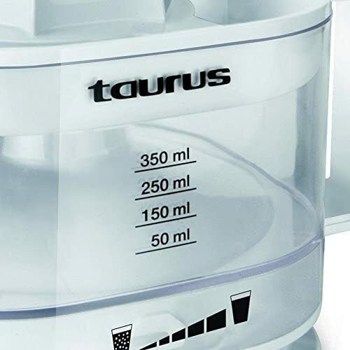 Taurus TC-350 Elektrischer Entsafter 25W mit einer Kapazität von 350ml Weiß