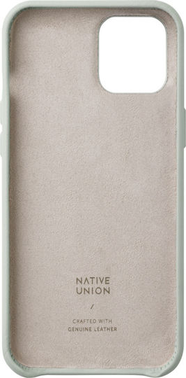 Native Union Back Cover Δερμάτινο Sage (iPhone 12 Pro Max)