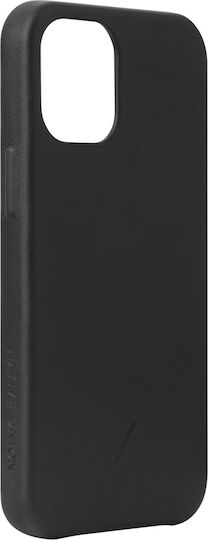 Native Union Back Cover Piele Negru (iPhone 12 mini)