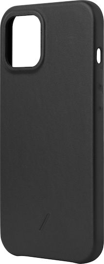 Native Union Back Cover Leather Black (iPhone 12 Pro Max)