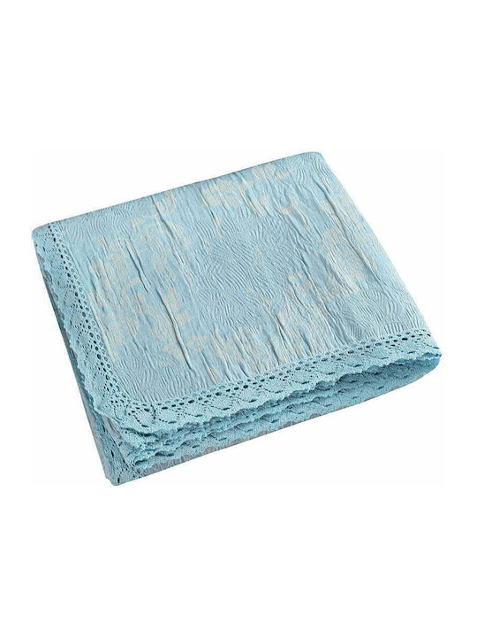 Beauty Home Blanket Pique Queen 230x250cm 1348 Sky Lavish Light Blue