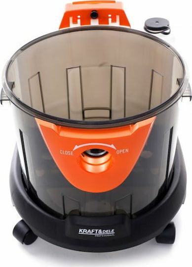 Kraft & Dele KD-482 Σκούπα Υγρών / Στερεών 1400W με Πλαστικό Κάδο 20lt