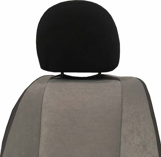 Auto Gs Set Spătare Auto 2buc Alcantara Super Fresh Gri