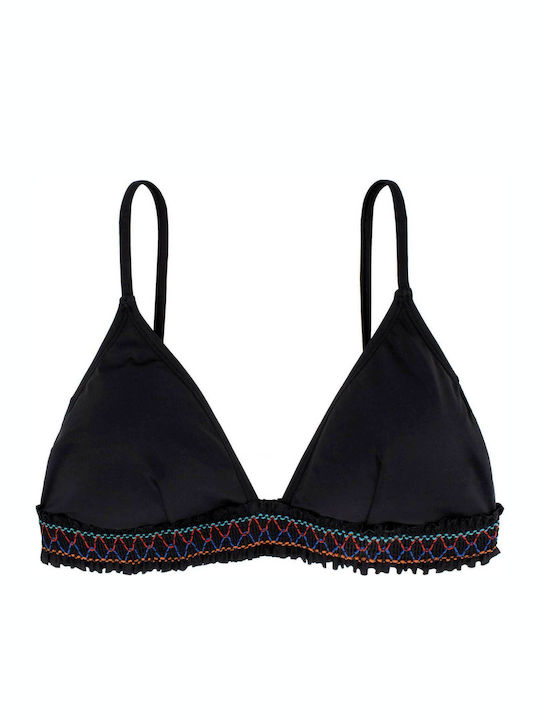 Triangle Bikini Top Riad Black