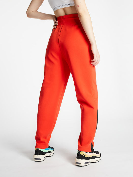 Nike Sportswear Tech Damen-Sweatpants Jogger Rot Vlies