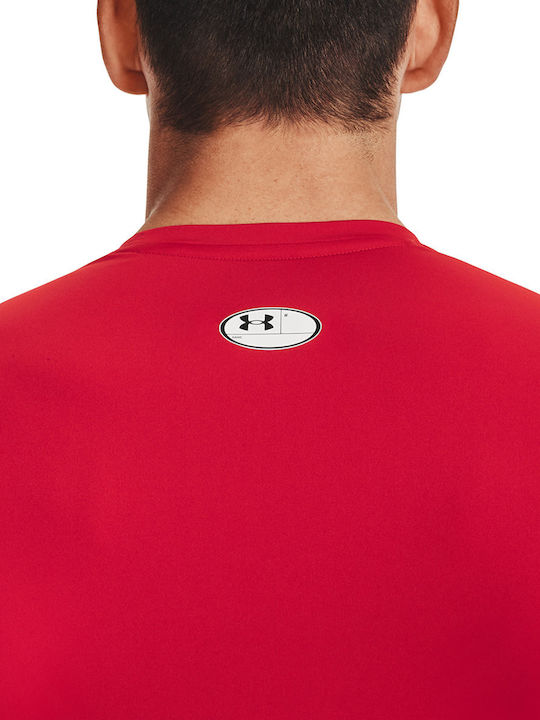 Under Armour Armour Comp Ανδρική Ισοθερμική Μακρυμάνικη Μπλούζα Κόκκινη