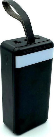 Remax RPP-185 Power Bank 50000mAh με 3 Θύρες USB-A Μαύρο