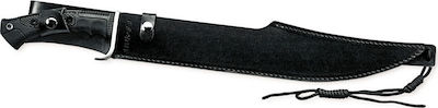 United Cutlery Honshu Spartan Machete Schwarz mit Klinge aus Rostfreier Stahl in Scheide