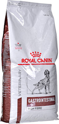 Royal Canin Veterinary Gastrointestinal High Fibre 14kg Ξηρά Τροφή για Ενήλικους Σκύλους με Καλαμπόκι, Πουλερικά και Ρύζι