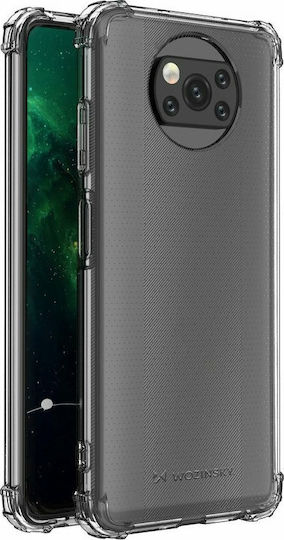 Wozinsky Anti Shock Durable Back Cover Silicone Durable Transparent (Poco X3 NFC / X3 Pro)