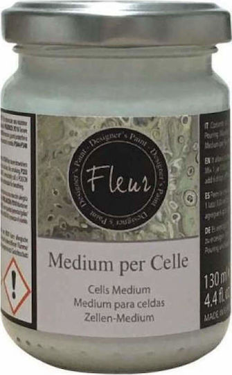 Fleur Medium Per Cell Effect Special Craft Paint Transparent Per Celle 130ml