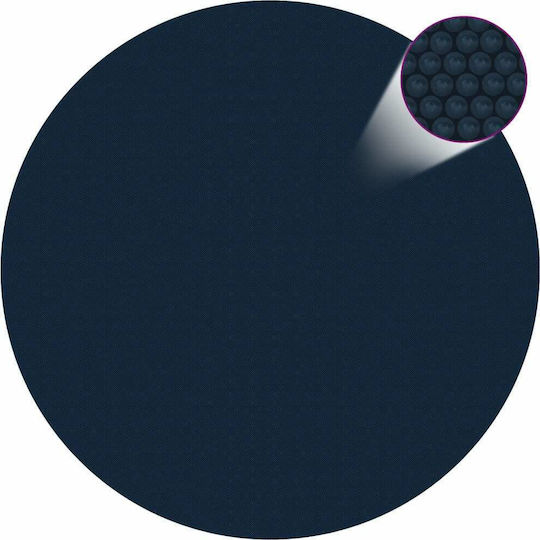 vidaXL Solar Rechteckige Poolabdeckung Poolabdeckung Schwarz/Blau 488 cm aus Polyethylen 488x488cm 1Stück