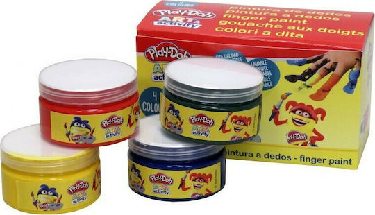 Hasbro Play-Doh Fingerfarben-Set Neon Fingerfarben 70ml 4Stück