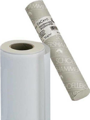 Schoeller Natürliches Transparentpapier Rolle Durchsichtig 50gr 60cm x 20μ.