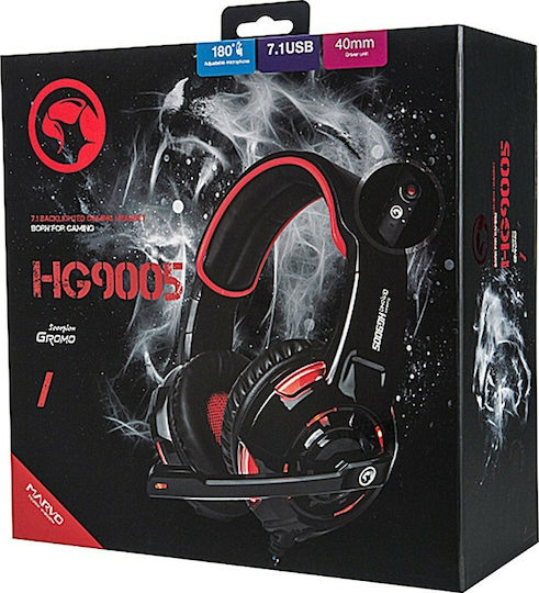Marvo HG9005 Over Ear Gaming Headset με σύνδεση USB
