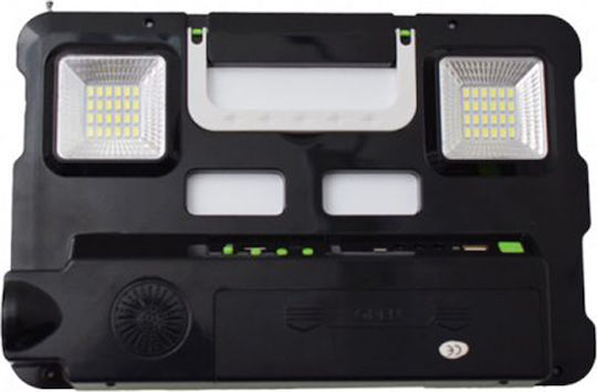 Factory Sistem De Iluminat Solar GD-7740 Cu Obiectiv 2 Becuri Radio Și Încărcător USB