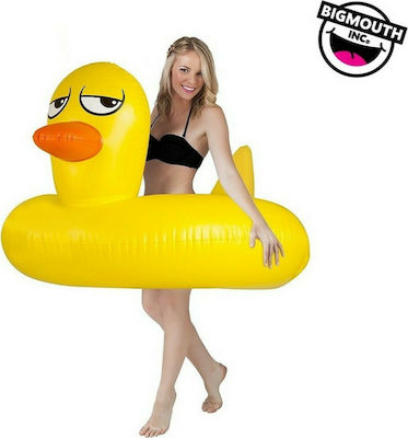 Bigmouth Giant Rubber Duckie Pool Float Inflatable Ride On Yellow 120cm