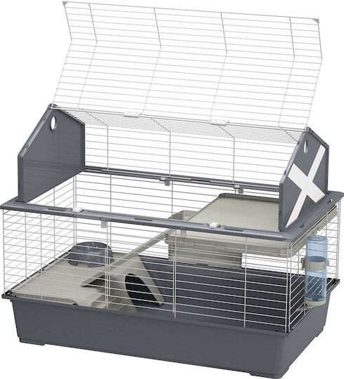 Ferplast Barn Rodent Cage Grey 96x57x73cm 96x57x73cm