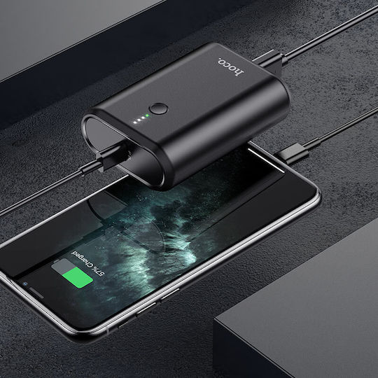 Hoco Q3 Mayflower 10000mAh 18W with USB-A Port and USB-C Port Quick Charge 3.0 Black