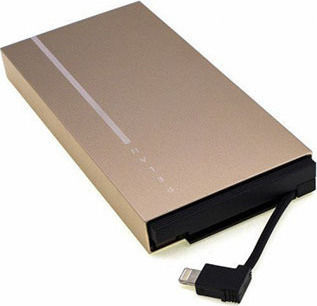 Remax RPP-65 Power Bank 10000mAh με Θύρα USB-A Χρυσό
