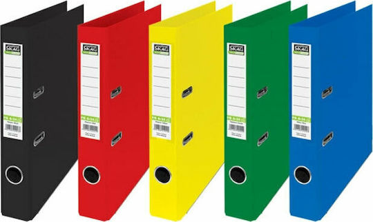 Skag Binders 4/34 for Paper A4 with 2 s Rings Green Economy FS 1pcs