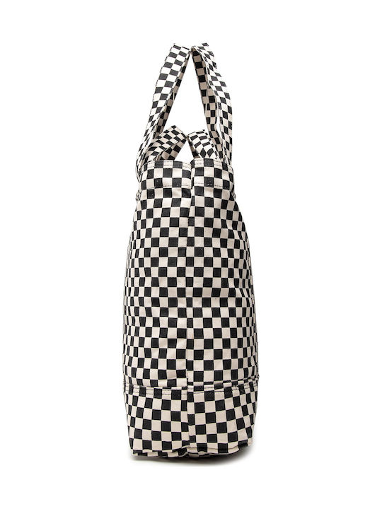 Tell All Zip Υφασμάτινη Γυναικεία Τσάντα Shopper Ώμου Πολύχρωμη