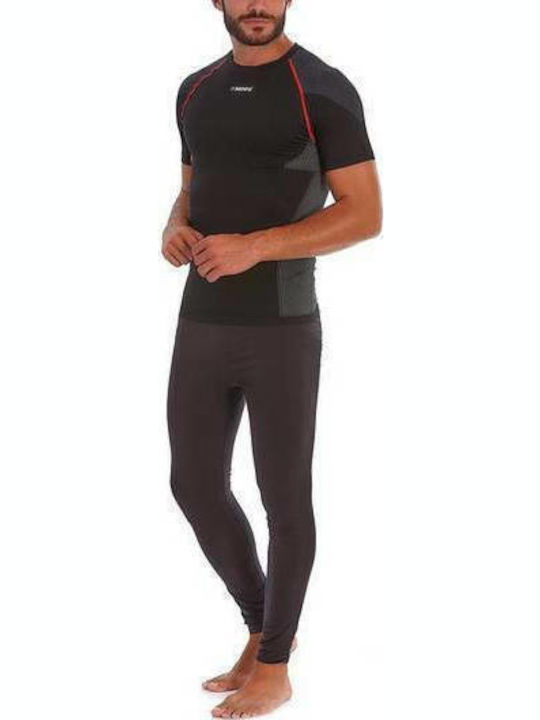 Admiral Herren Thermo Kurzarmshirt Schwarz