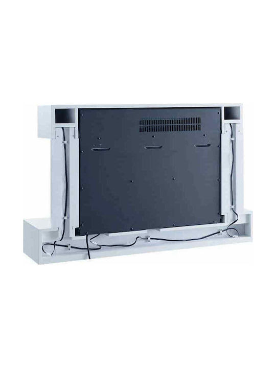 Richen Phaedra Wandmontiert Elektrischer Kamin 2000W 70x63.4cm Weiß