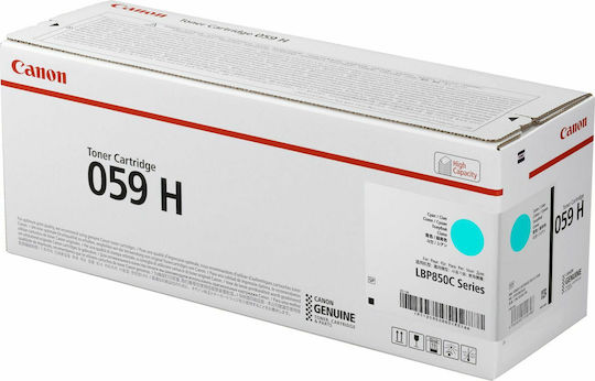 Canon 059H Original Toner Laserdrucker Cyan 13500 Seiten (3626C001)