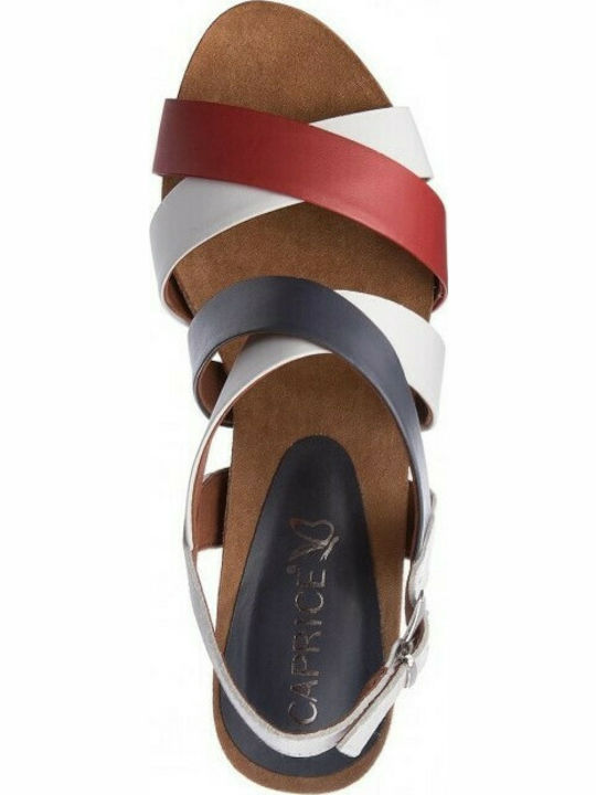Leder Damen Sandalen Anatomisch in Mehrfarbig Farbe