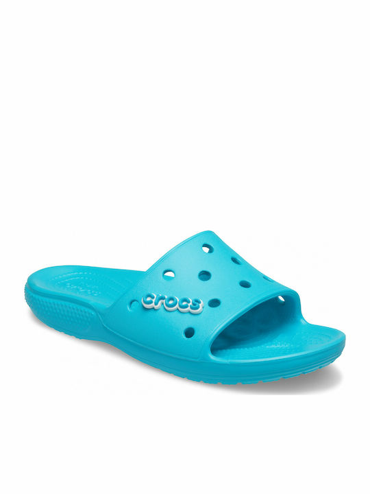 Crocs Classic Men's Slides Digital Aqua