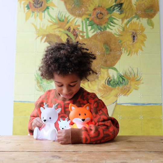Flow Led Kids Decorative Lamp Fabian Gray 10x9x13.5εκ.