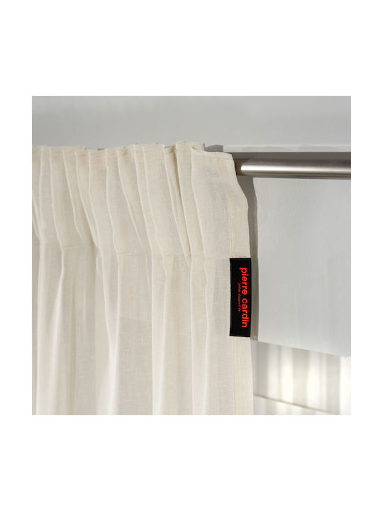 Pierre Cardin Завеса с Копчета Georgette Taupe 140x270бр