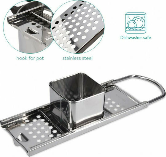 Navaris Grater for Fruits and Vegetables from Inox Steel 33x11x6.5cm