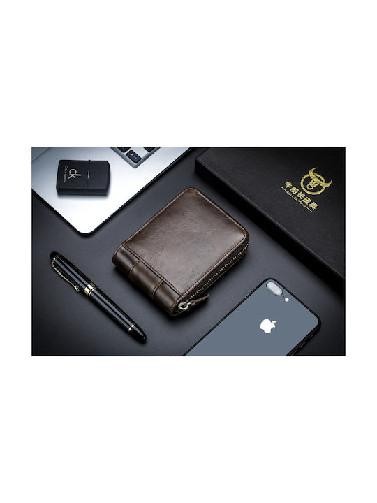 Leather Men's Brown Wallet