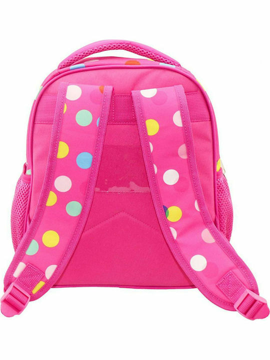 Diakakis Made You Smile School Bag Backpack Kindergarten in Fuchsia color 8lt