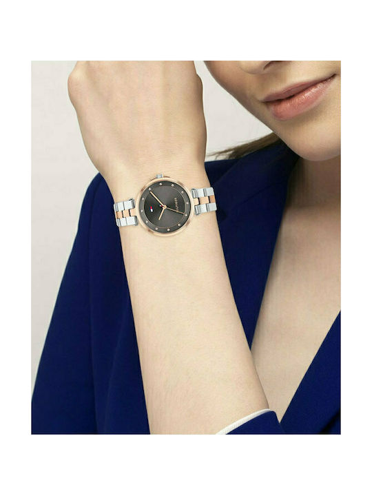 Tommy Hilfiger Cami Watch with Metal Bracelet