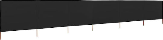 vidaXL в Черен Цвят 80см x 8.0m