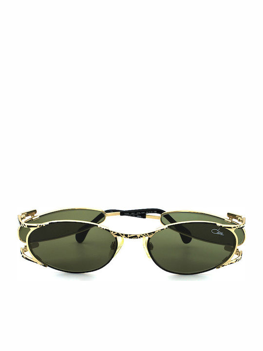 Cazal Sunglasses with Multicolour Metal Frame and Green Lens 997 920