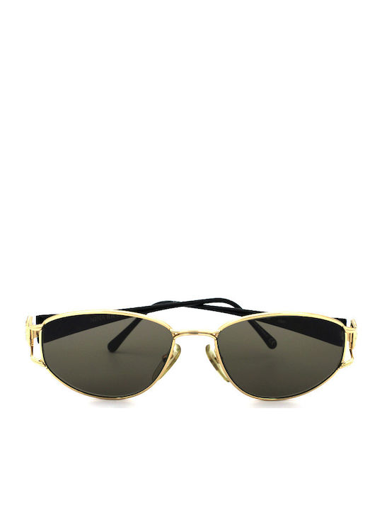 Nina Ricci Women's Sunglasses with Gold Metal Frame and Green Lens NR3433 C021