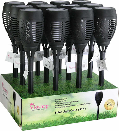 Viosarp Spiked Solar Light Traffic light with Photocell 9.5cmx9.5cmx49cmcm