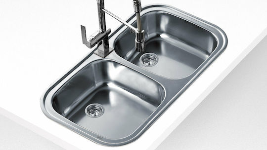 Teka Stylo 2C Ένθετος Inox Μ83xΠ48.5cm Teka Stylo 2C Ένθετος Inox Μ83xΠ48.5cm