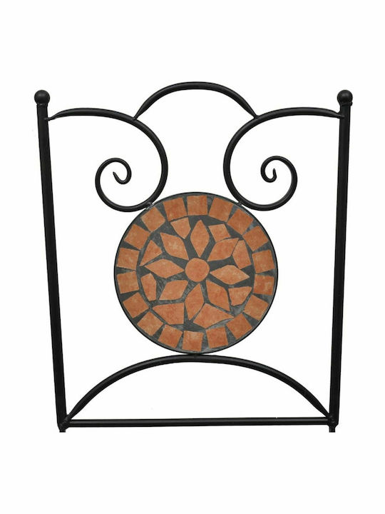 Outdoor Chair Metallic Bistro Terracotta 2pcs 37x44x89cm