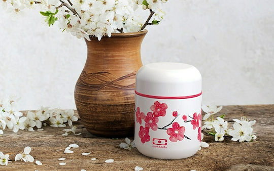Monbento Graphic Cutie pentru Mâncare Termos Inox Roz 280ml 1buc