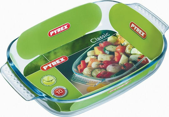 Pyrex Rechteckig Feuerfestes Geschirr Glas 35x23x6cm 1Stück