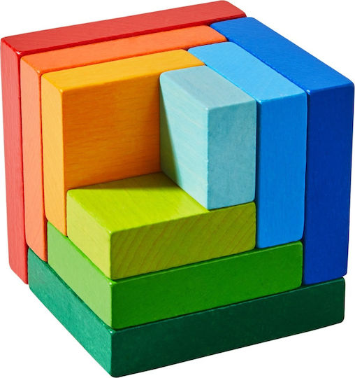 Haba Bauklötze Spiel Nachbildung Kube Regenbogen Hölzernes für 3+ Jahre 10 Stück