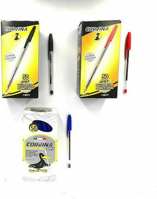 Carioca Corvina Pen Ballpoint with Multicolour Ink (Μiscellaneous Colours)