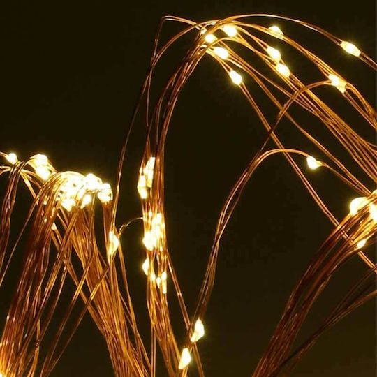 30 Lichterketten LED 2.85m. Warmes Weiß Batterie in Zeichenfolge 1Stück